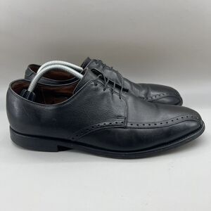 Allen Edmonds Wendell Men Size 9.5 3E Shoes Black Leather Comfort Dress Oxford